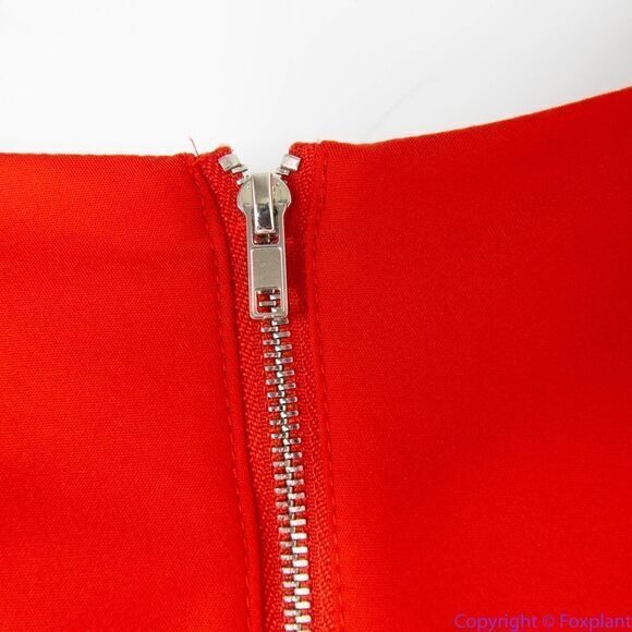 NEW Eloquii Sheath Dress with Cut Out star Neckline exposed zipper, size 18 - Picture 13 of 16